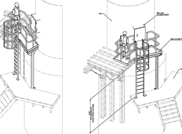 ENERGY FROM WASTE <BR> SILO ACCESS WORKS